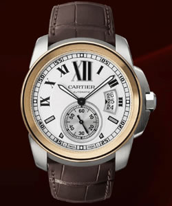 Fake Calibre De Cartier watch W7100039 on sale